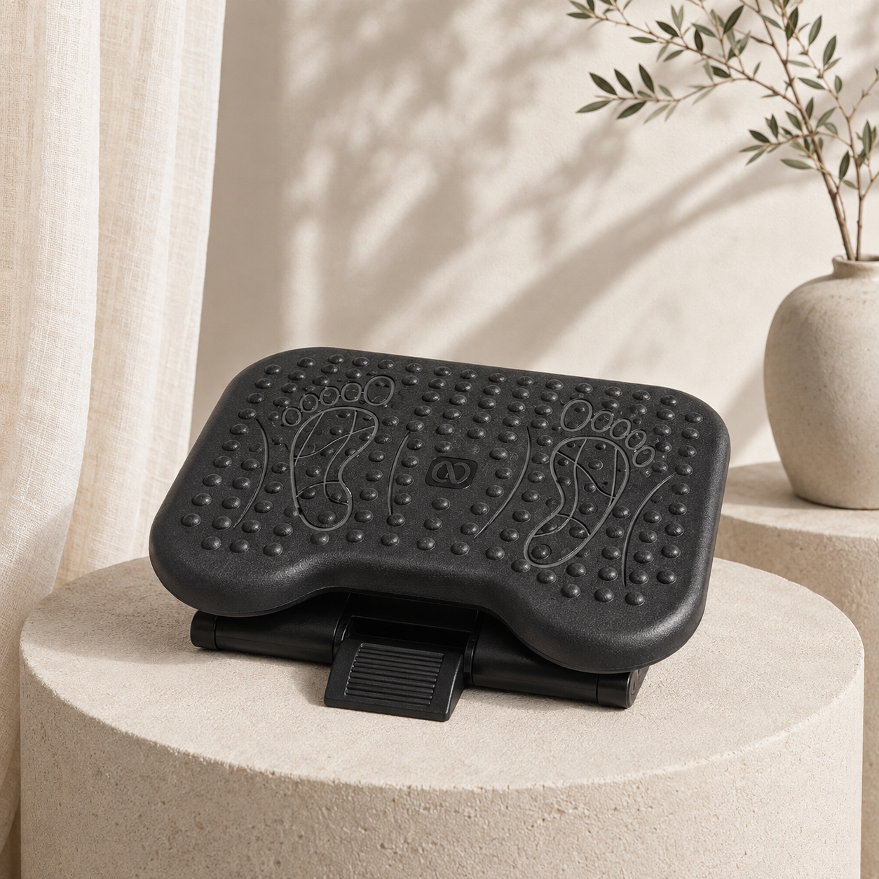 Footrest in a calm home setting