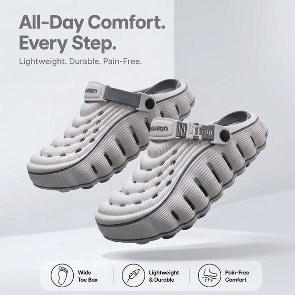 Lightweight EVA slippers, wide toe box