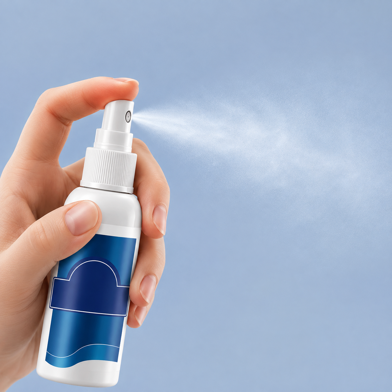 Shoe Reset™ mist sprayed into a shoe